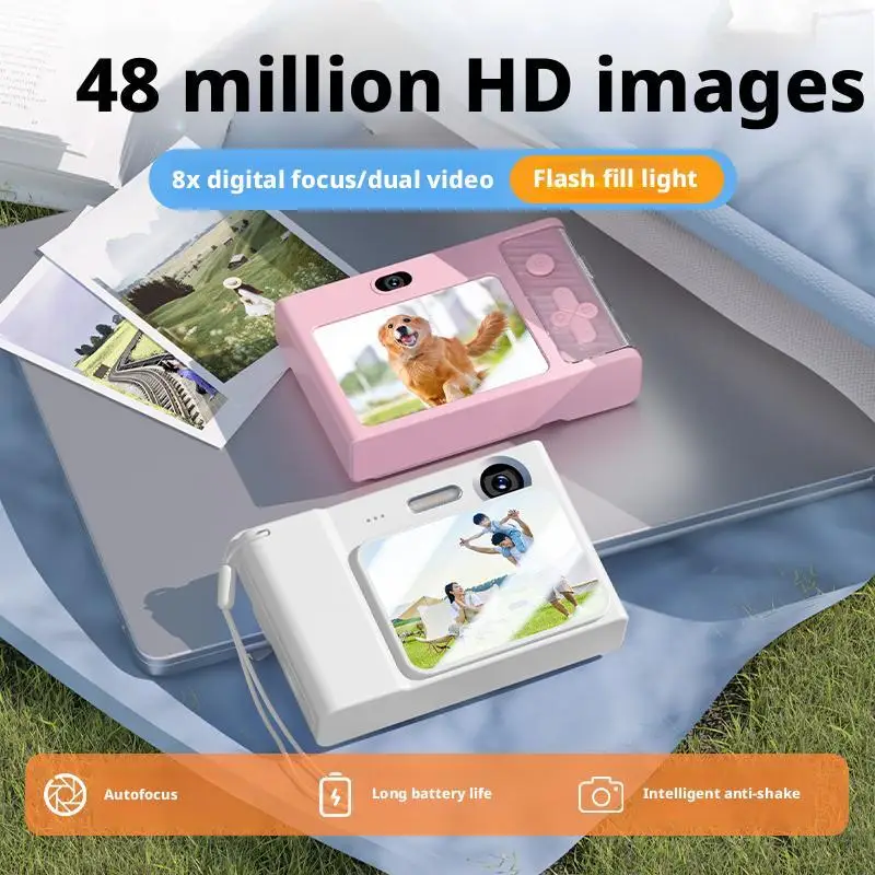

Student Multifunctional CCD Digital Zoom Digital Camera 48MP Compact Digital Photography Camera For Travel Photography N9Y7