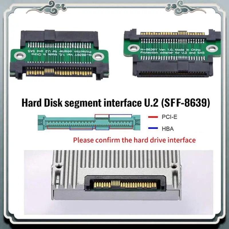 

Премиум-карта расширения PCI-E к SFF8639 «папа-мама» SSD U.2 SFF-8639 Многофункциональная карта-адаптер 8639 «папа-мама» Прочная