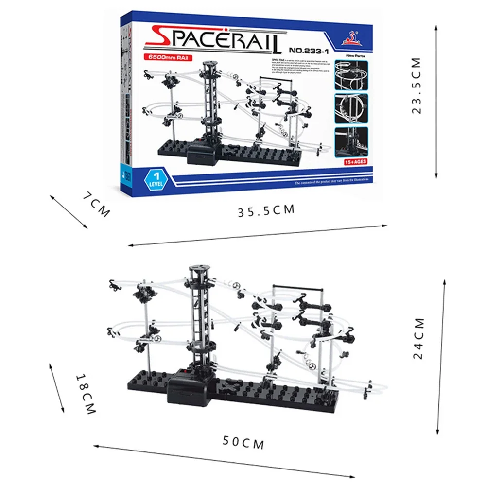 Roller Coaster Building Blocks Ball Circuit Marbles Track Sets STEM Educational Toys for Children 7-14 Years Birthday Gifts Toy