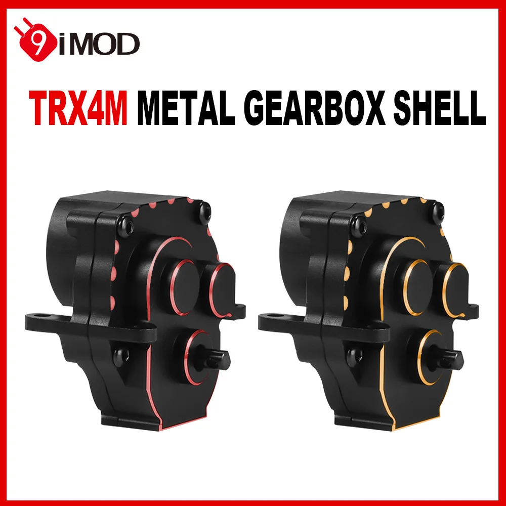 

9IMOD Metal Gearbox Shell 1/18 TRX4M Gearbox Shell Center Gearbox Transmission Case Upgrades for 1/18 TRX4M RC Crawler Car