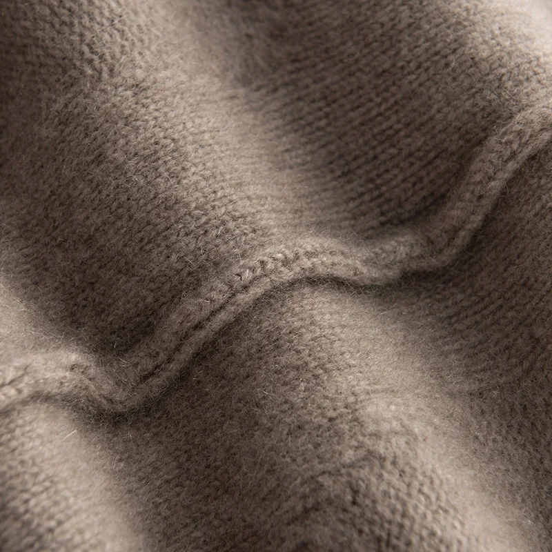 Jacquard Coltrui Met Bladeren 100% Merinowol Dameskleding Losse Dikke Trui Herfst Winter Mode Casual Trui