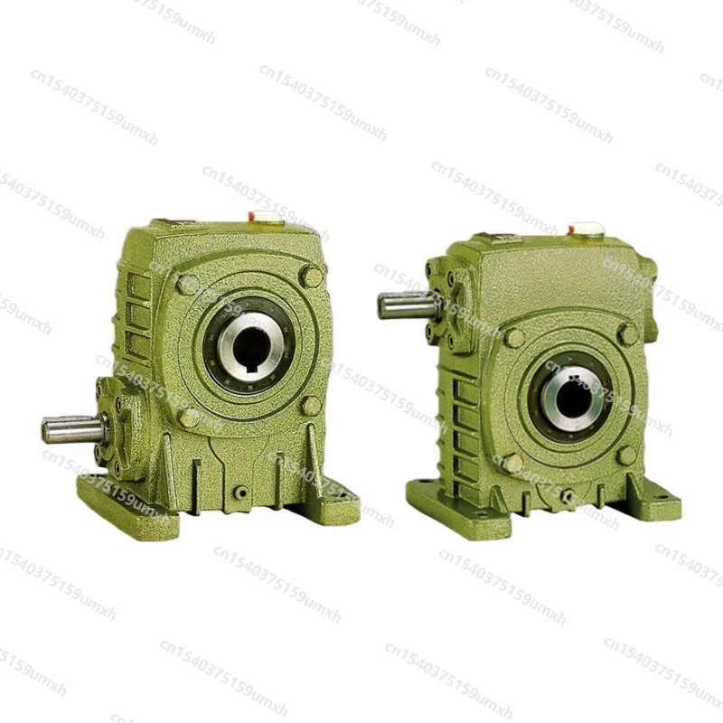 WPKA WPKS 70 Worm Gear Reducer Turbine Small Gearbox Reducer Speed Ratio: 10 15 20 25 30 40 50 60 Worm Gear