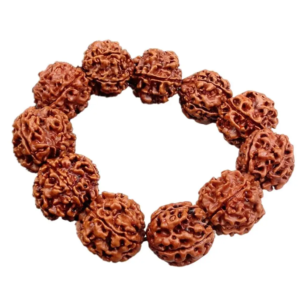 Vintage Tibet Tibetan Buddhist Buddha Rudraksha Prayer Beads Buddhism Bracelet Men Women Yoga Bangle Jewelry