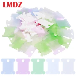 LMDZ Embroidery Thread Holder Floss Craft Bobbin Cross Stitch Storage Holder Plastic Sewing Thread Board Card Thread Organizer