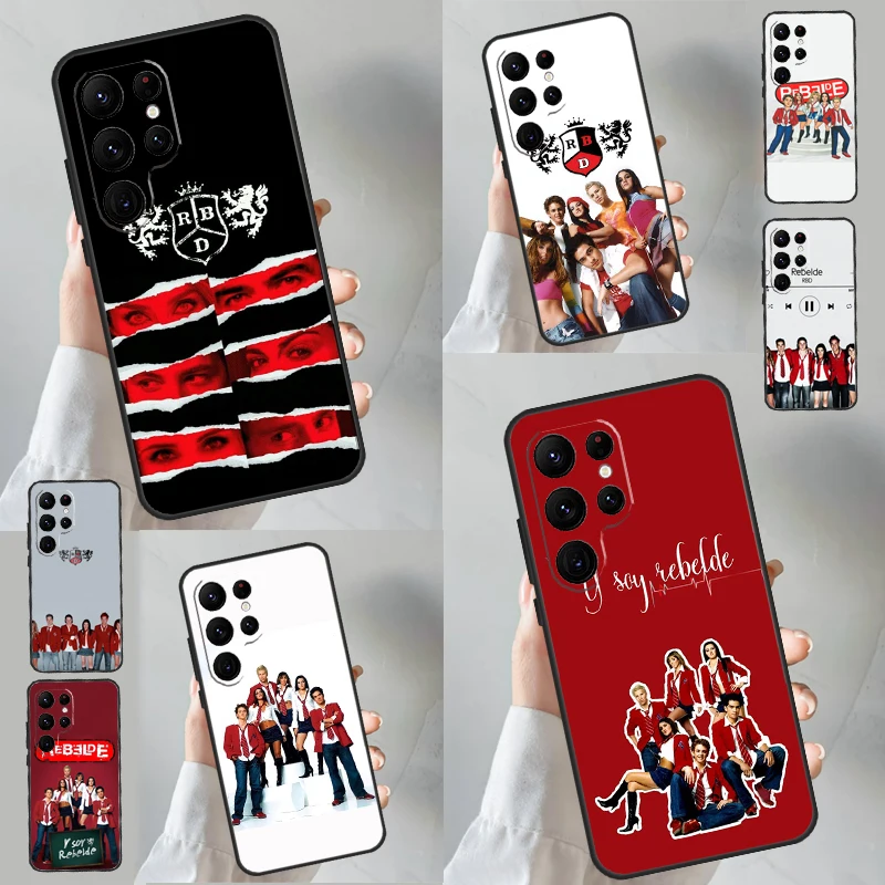 

RBD Rebelde Case For Samsung Galaxy S23 S22 S21 Note 20 Ultra S8 S9 S10 Note 10 Plus S20 FE Back Cover