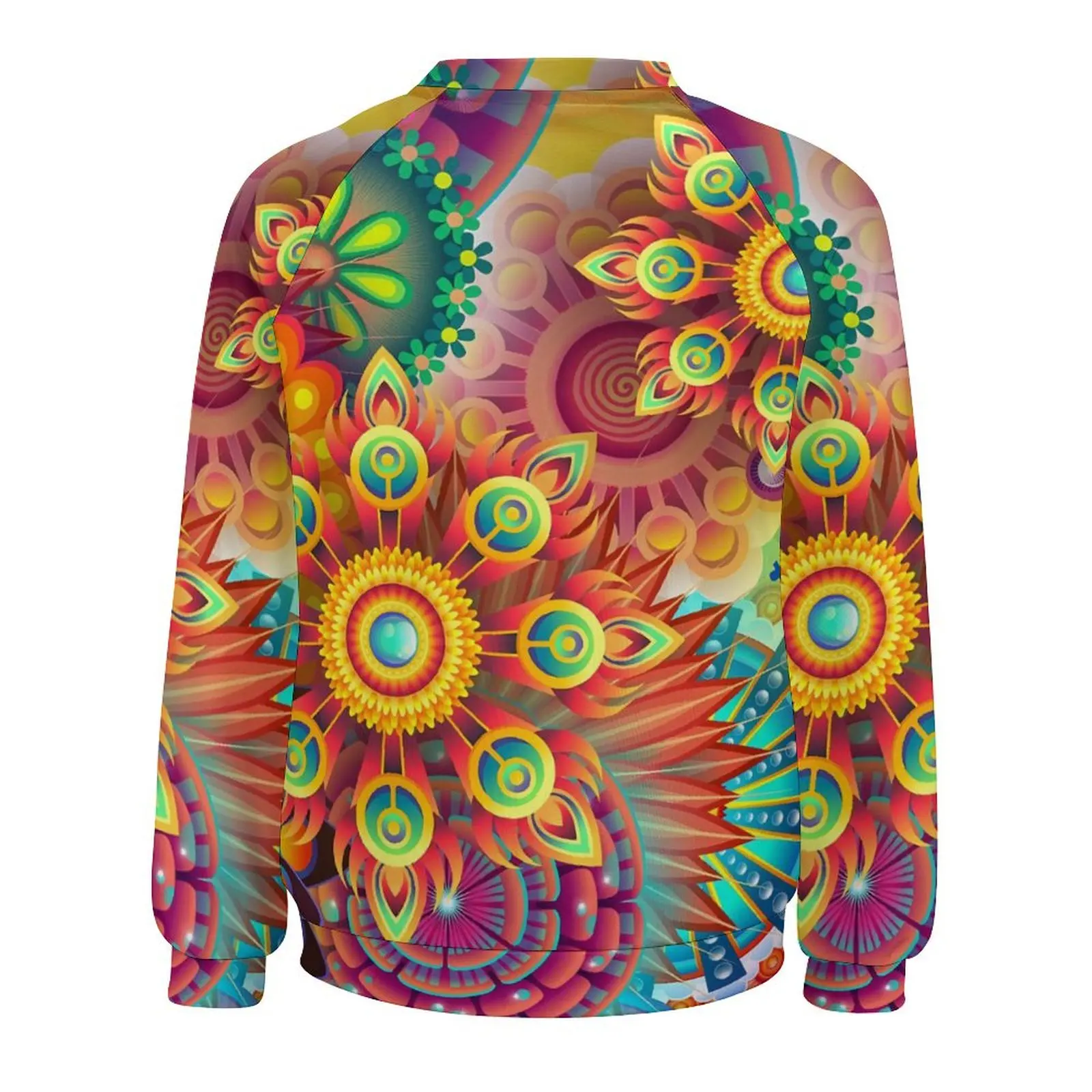 Flower Power Hoodies ดอกไม้ Hippie Hip Hop Oversize Hoodie ผู้หญิงแขนยาว Cool Graphic Casual Top