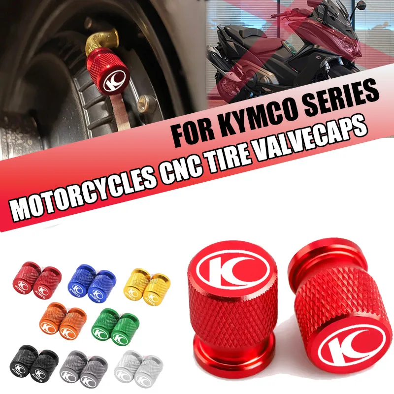 For KYMCO Xciting 250 300 400 AK550 CT250 CT300 S400 Downtown 125i 350i X-Town Kxct Motorcycle Tire Valve Airtight Caps Covers