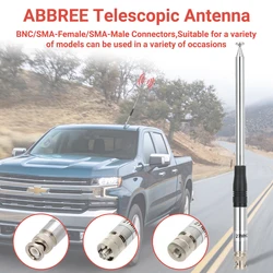 ABBREE antena 27MHz 20W CB SMA/BNC para UV-K5 y UV-K61