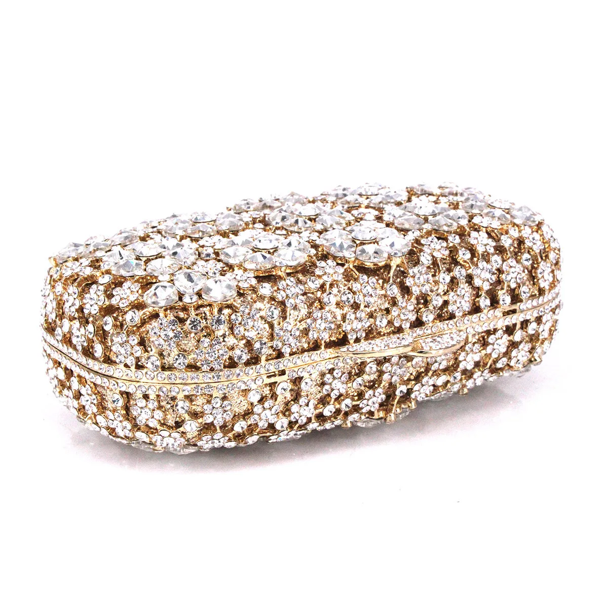Neues Design Grüne Diamant-Clutch Abendtasche Markendesign Damenhandtasche Soiree Pochette Strass Kristall Party Clutch Taschen – Detail 13
