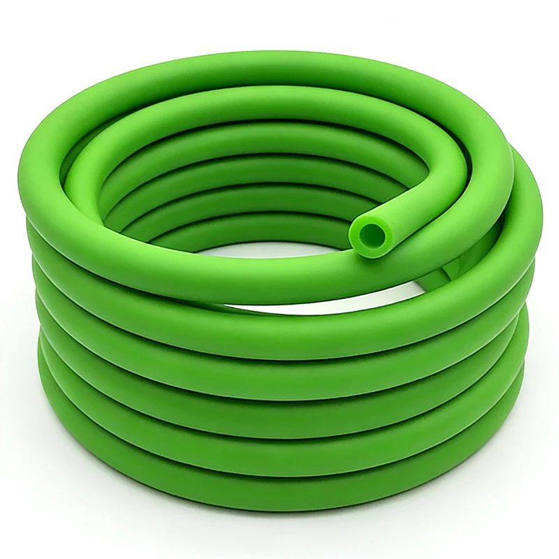 Green Latex Rubber Elastic Hose Freeze Proof High Stretch Tube ID1.6-12mm Strong Tension Pipe for Speargun Slingshot Hunting DIY view 5