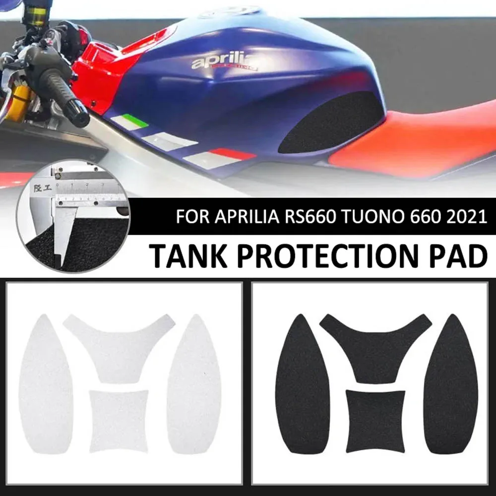 Motorcycle Anti Slip Fuel Oil Tank Pad Side Knee Grip Decal Protector Sticker Pads For Aprilia RS660 RS 660 TUONO 660 2021-2023