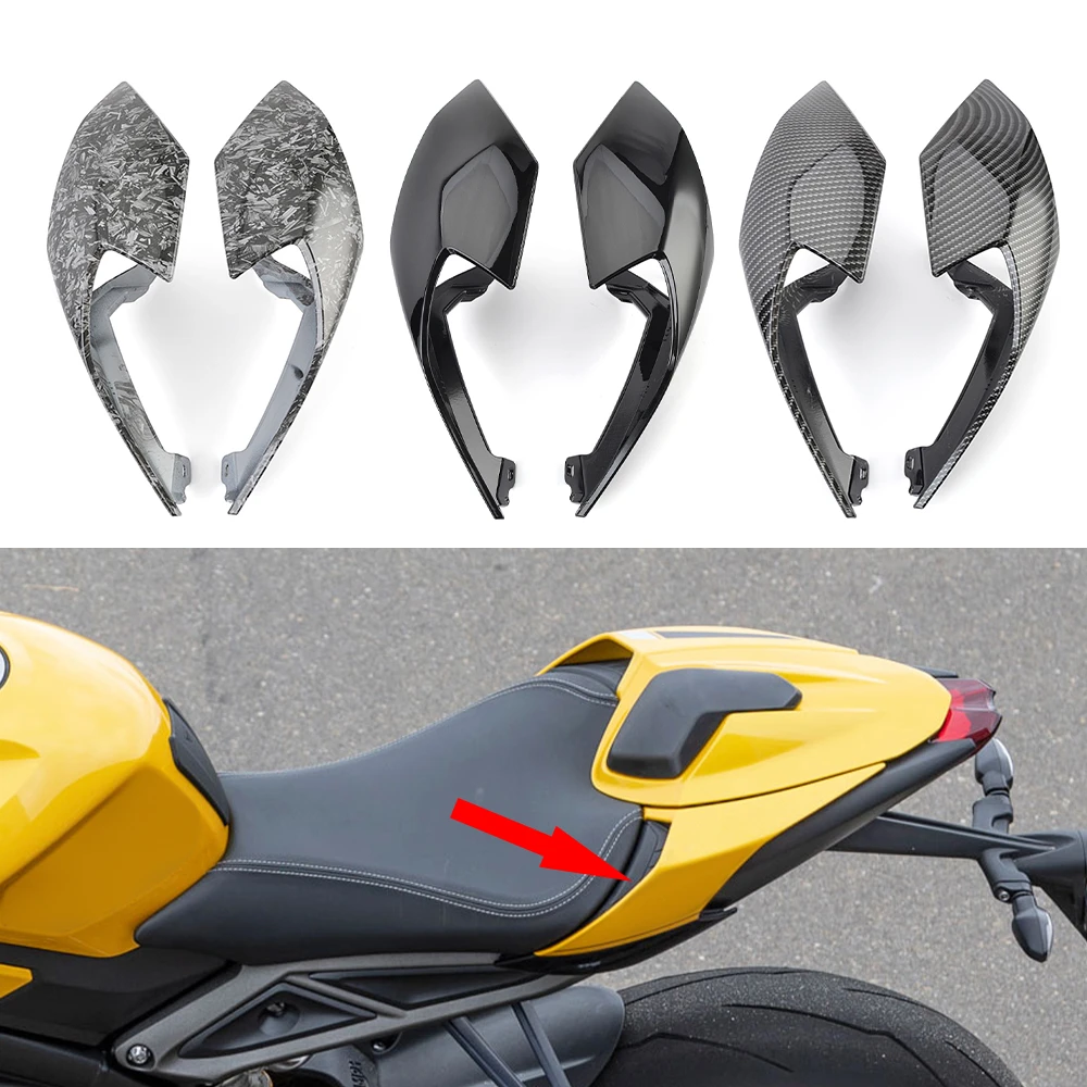 

Rear Seat Side Panel Cover Frame Guard Fairing Cowl For Triumph Street Triple 765 R RS 2020-2025