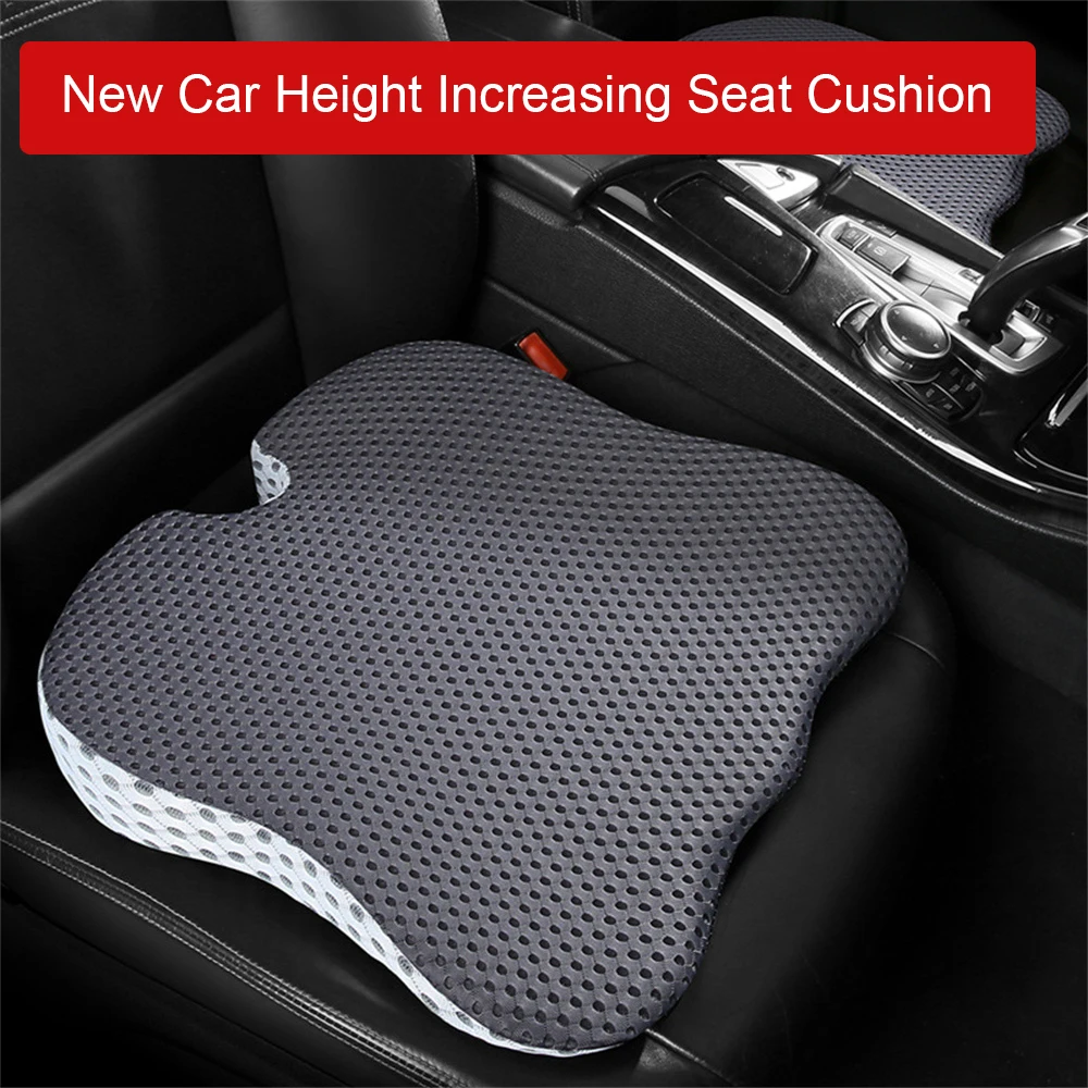 

Car Wedge Seat Cushion Non Slip Memory Foam Relieve Driving Fatigue Seat Booster Cushion For Car Office Chair Wheelchair