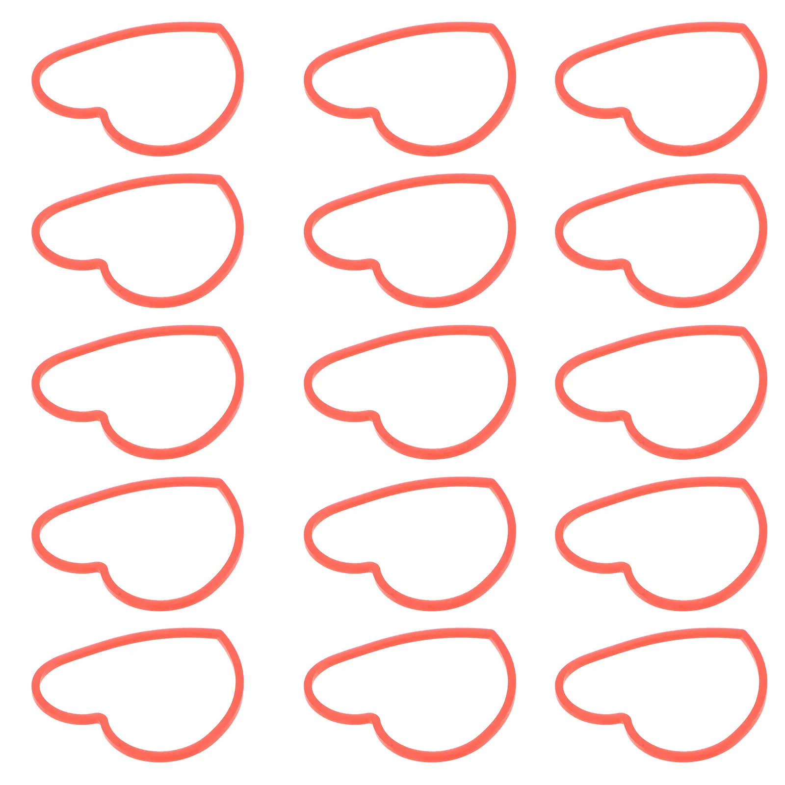 

50 шт. волшебных резинок в форме сердца для эластичных реквизитов, с исключительной эластичностью и прочностью, для сцены и вечеринок