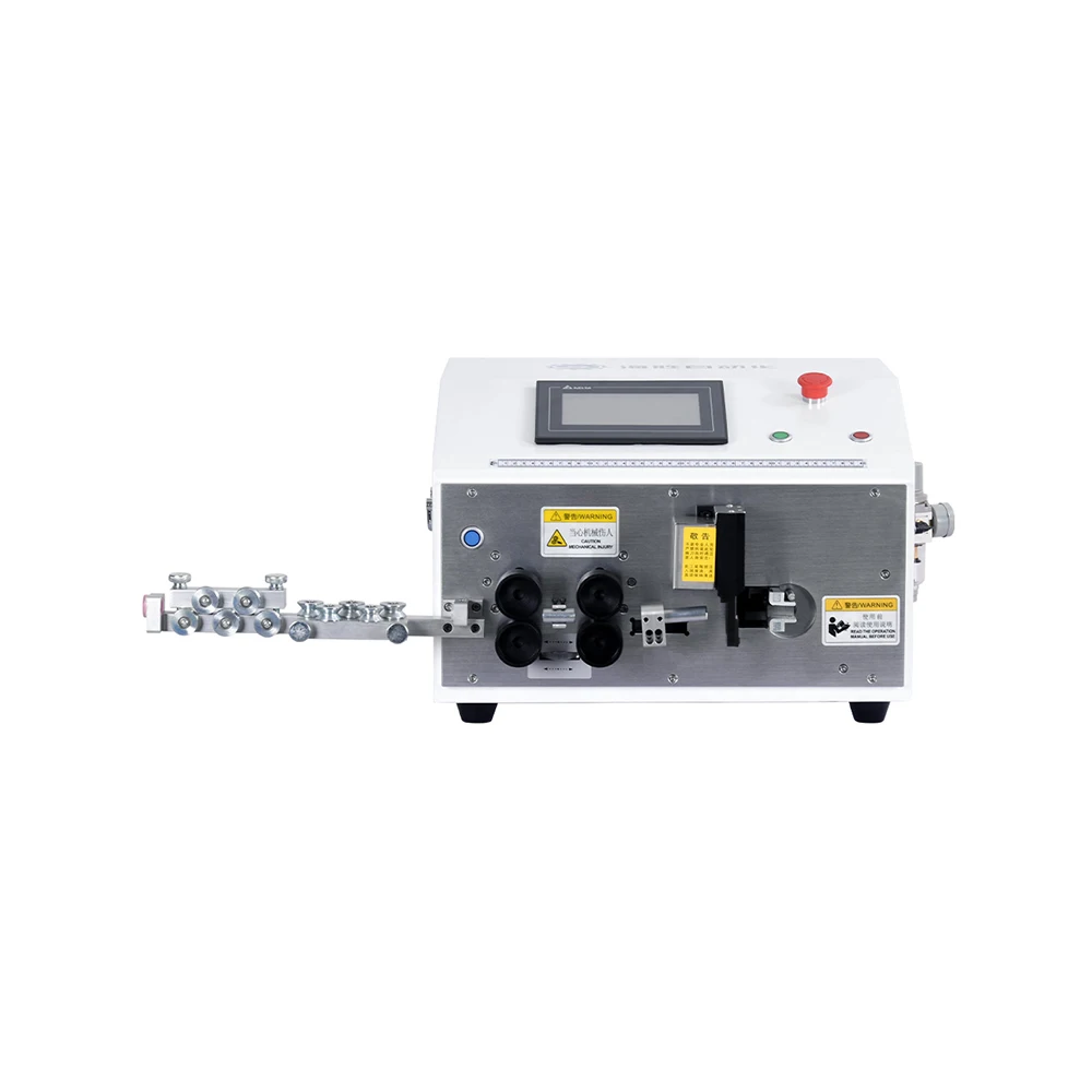 600W Hard Wire Computerized Cable Manufacturing Equipment Wire Cutting Stripping Bending Machine with Peeling Slicing Function