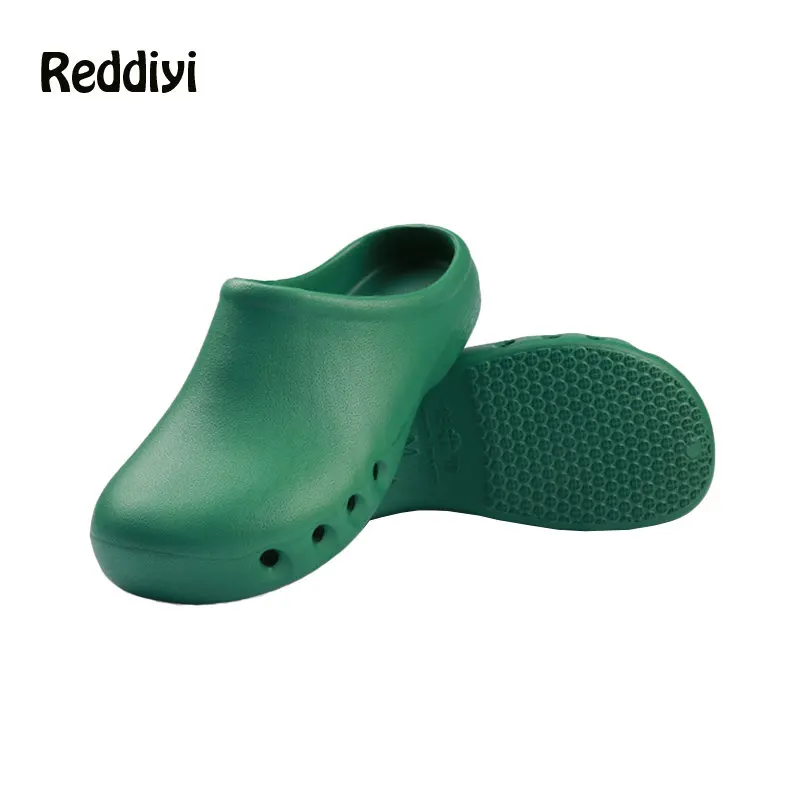 

Hospital Men's Surgical Shoes Nursing Clogs for Women Medical Eva Anti-Slip Sanitary Slippers Pet Doctors Breathable Work Shoes