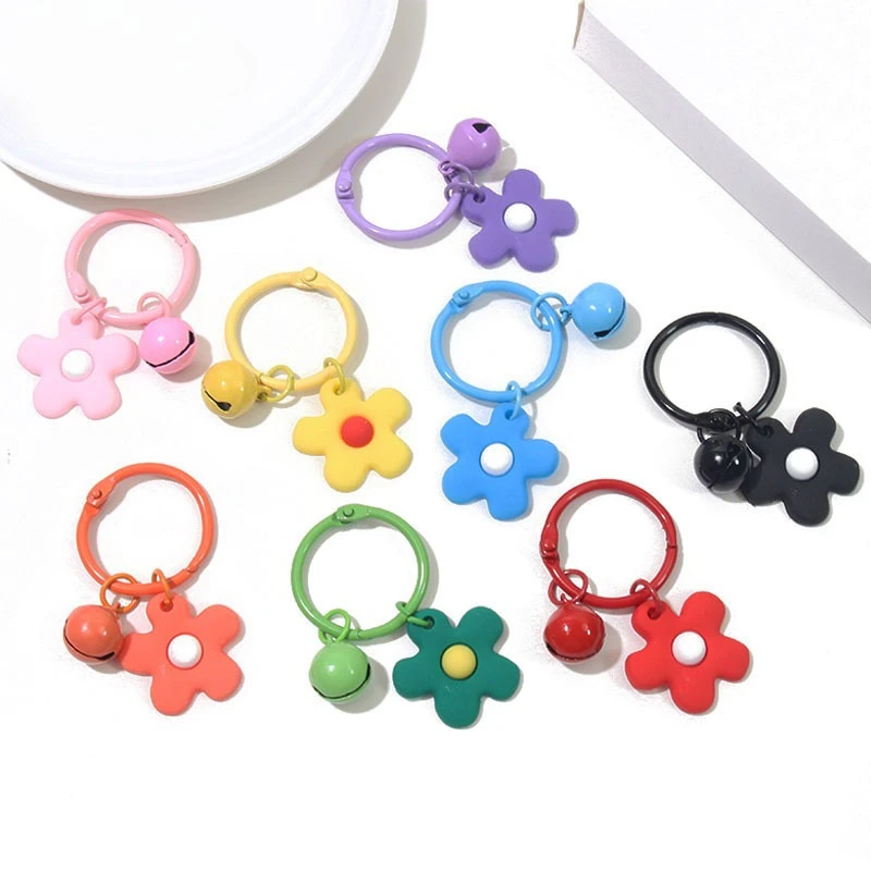 

Цветочный брелок-подвеска для женщин и девочек, модный изысканный брелок для украшения сумки, аксессуары, подарок другу