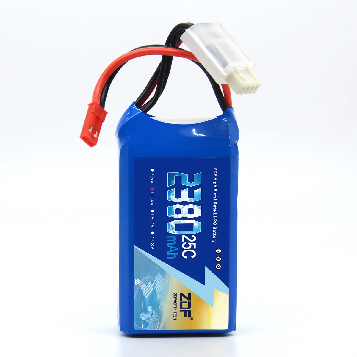 ZDF 2200mAh 2380mAh 25C 3S-11.4V 4S-15.2V 6S-22.8V high density LiHv Lipo Battery For RC Helicopter Boat cars FPV Drone Parts