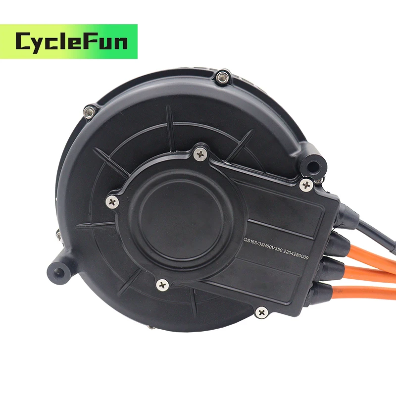 QS165 60H 10KW V3 PMSM محرك متوسط مع علبة تروس 1:2.37 مع إصدار قاعة ضرس للدراجات النارية على الطرق الوعرة سكوتر كهربائي #2
