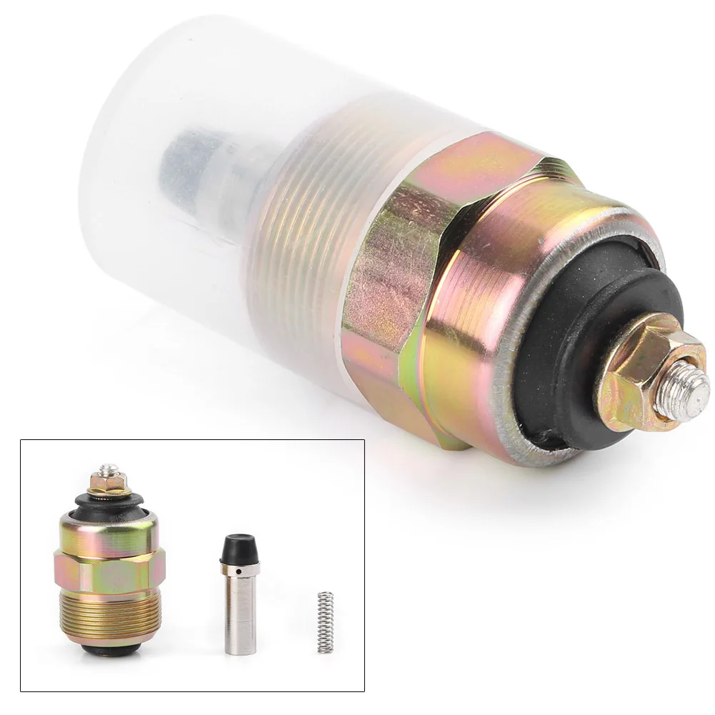 Magnetventil 0330001015 12V 24V Fuel Shut Off Solenoid Valve For Dodge Isuzu Conversion Kit 0330001016 0042533182 0042533183 045020002A Gas und Kraftstoff — Detail 2