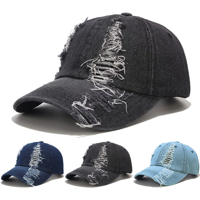 

2025 New Cowboy Piercing Baseball Hat Men's Trendy Street Dance Hip Hop Hat Women's Outdoor Cycling Skateboarding Sunshade Hat