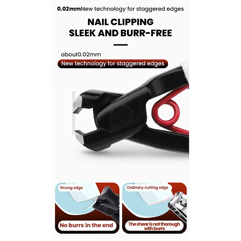 Anti-splash Nail Clipper Stainless Steel Large Opening Nail Clippers Toe Cutter Trimmer Scissor Manicure Household Pedicure Tool