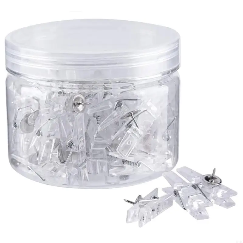 W89C 50 PCS لمقطع إبداعي يشبه المقطع الدبوس الورقي المذكرة وثيقة الصلب تاكز تزيين مقطع مقطع معلق للوحة الفلين د