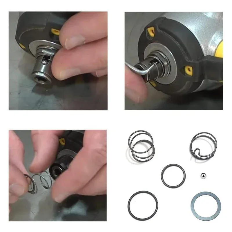 For Dewalt N078434 N089668 Springs Steel Ball Kit For 20V Impact Driver Spring Kits DCF885 DCF886 DCF836 Power Tool Parts
