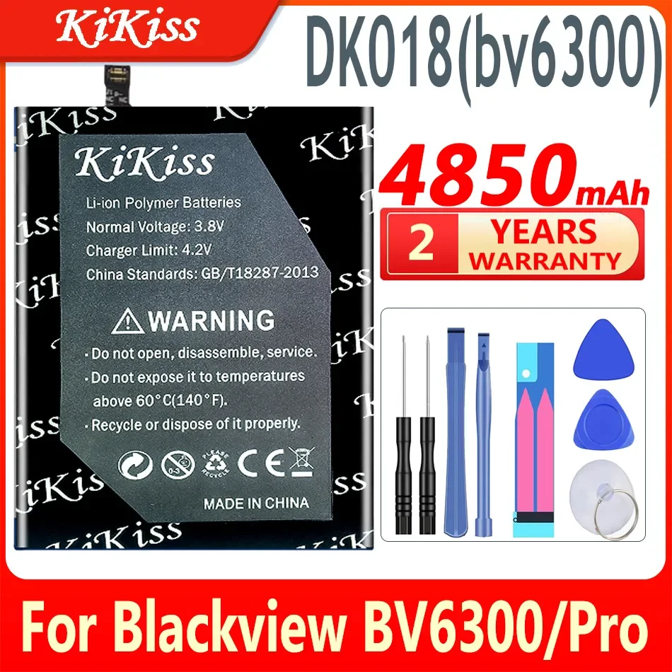 

Аккумулятор KiKiss DK018 (bv6300) на 4850 мА · ч для Blackview BV6300 Pro BV6300Pro, батареи большой емкости