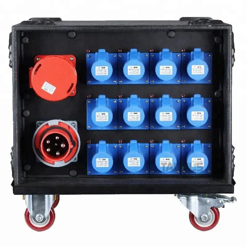 High Quality Aluminum Power Box 3 Phase Waterproof Power Rack for Stage Audio