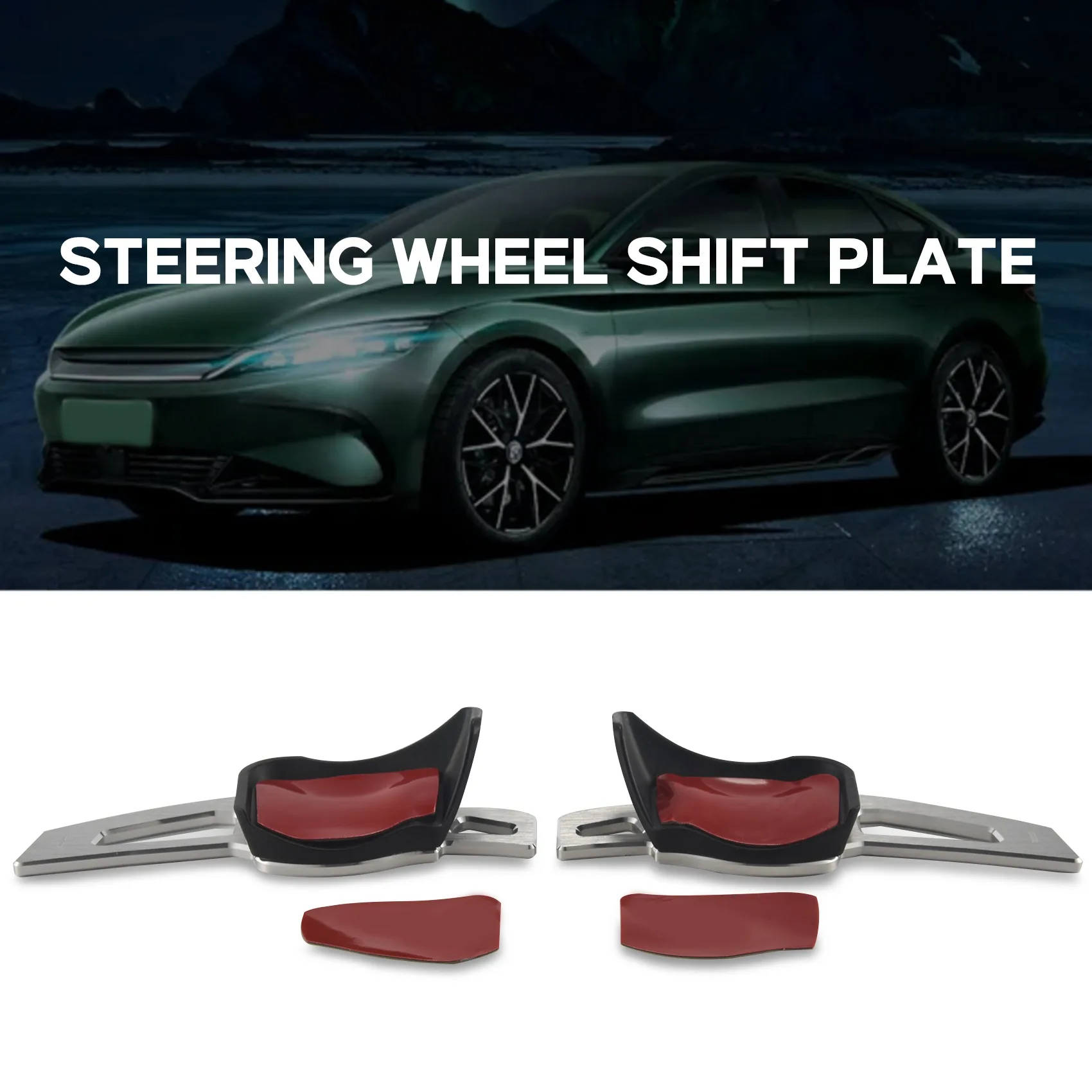 Superior-Aluminum Alloy For DSG Paddle For The Public Tiguan Golf 6 Mk6 Jetta R20 R36 Cc For SCIROCCO Eos Steering Wheel Shift, view 2