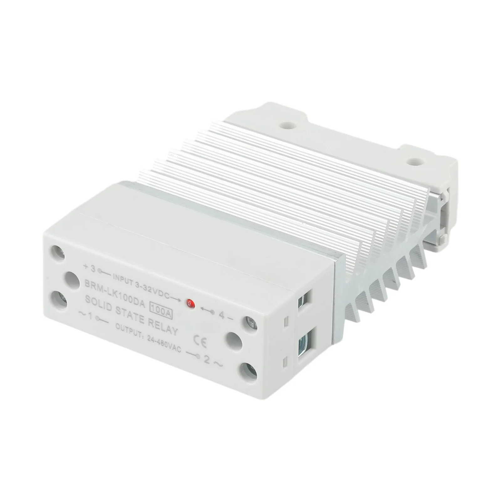 35MM Rail Installation Relay 100A DC Control AC Relay High Sensitivity Low Noise Operation For DC To AC Control