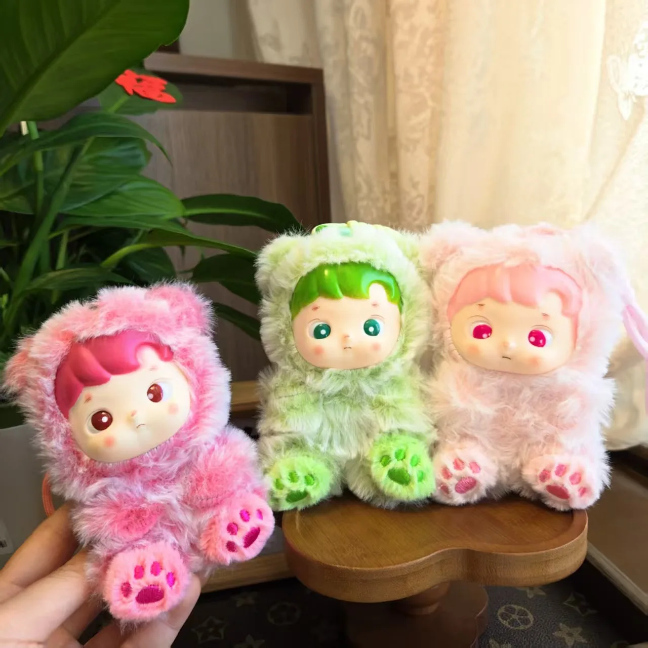 

Cute Candy Bear Series, Vinyl Doll Pendant, Plush Toy Doll, Bag Charm, Keychain