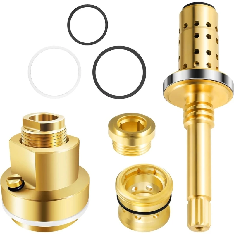 Premium Copper Shower Valves Restoration Set with with TA-10 Flows Control Spindles