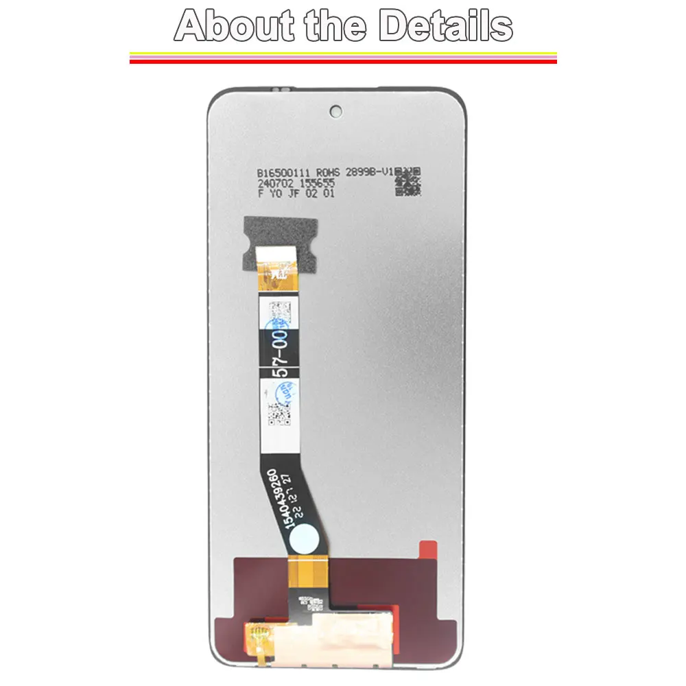 Wyświetlacz LCD 6.5 cala z ekranem dotykowym (digitizer) do Motorola Moto G32 XT2235 - zamiennik wyświetlacza do Motorola Moto G32 XT2235-1-2-3 — zdjęcie produktu 3