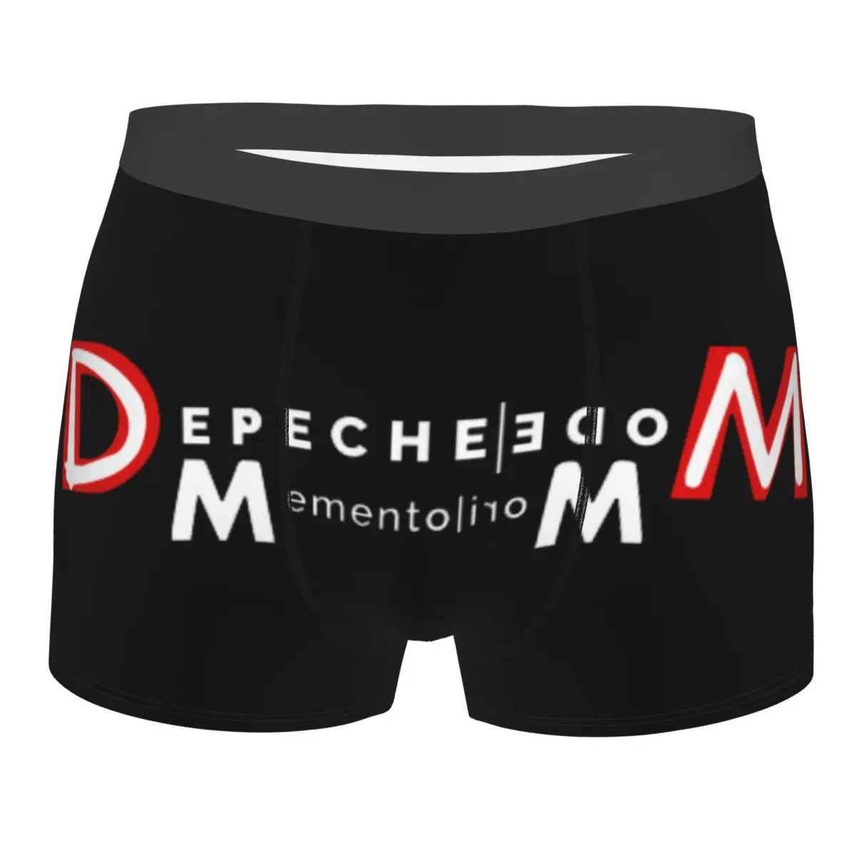 Custom Electronic Rock Band Depeche Cool Mode Boxer Shorts Men 3D Print Male Stretch Underwear Panties Briefs