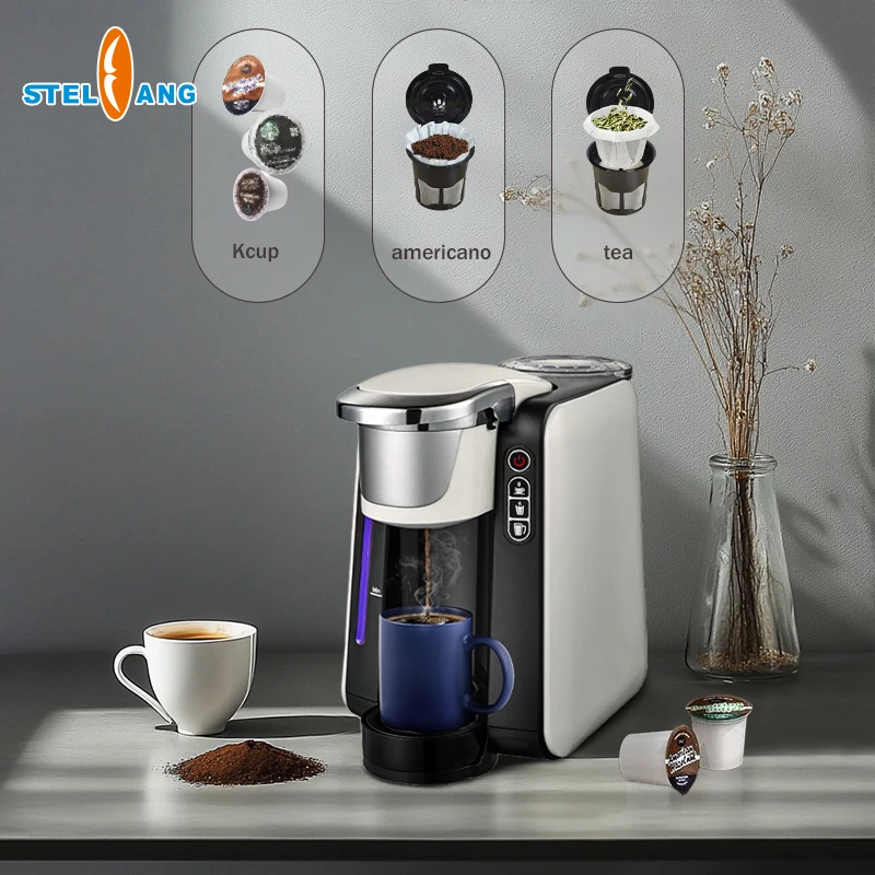 

Intelligent Library Semi-Automatic Single Serve K-CupCoffee Maker Electric Kuerig Machine For Or Hotels