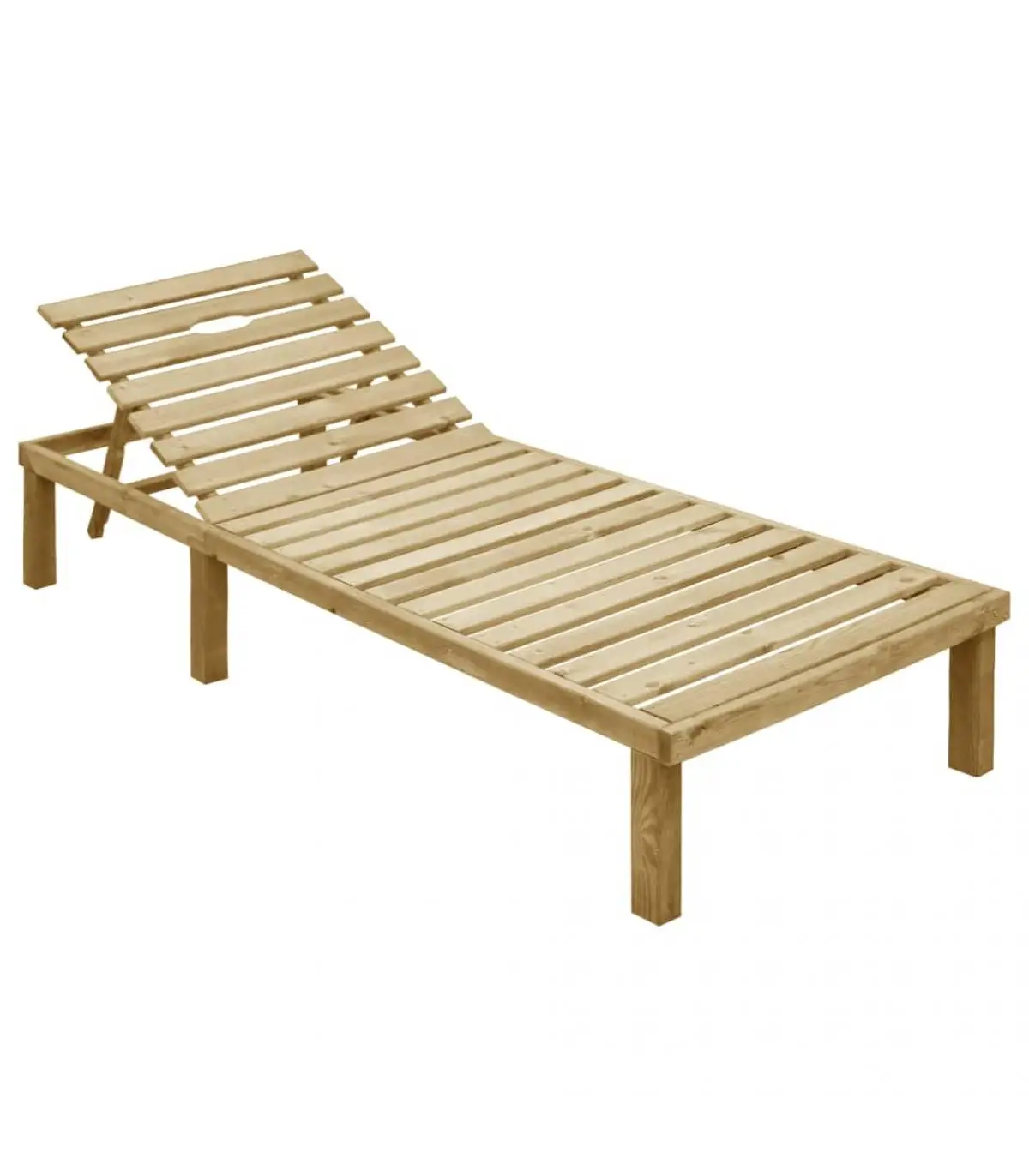 Impregnated pine wood loungers