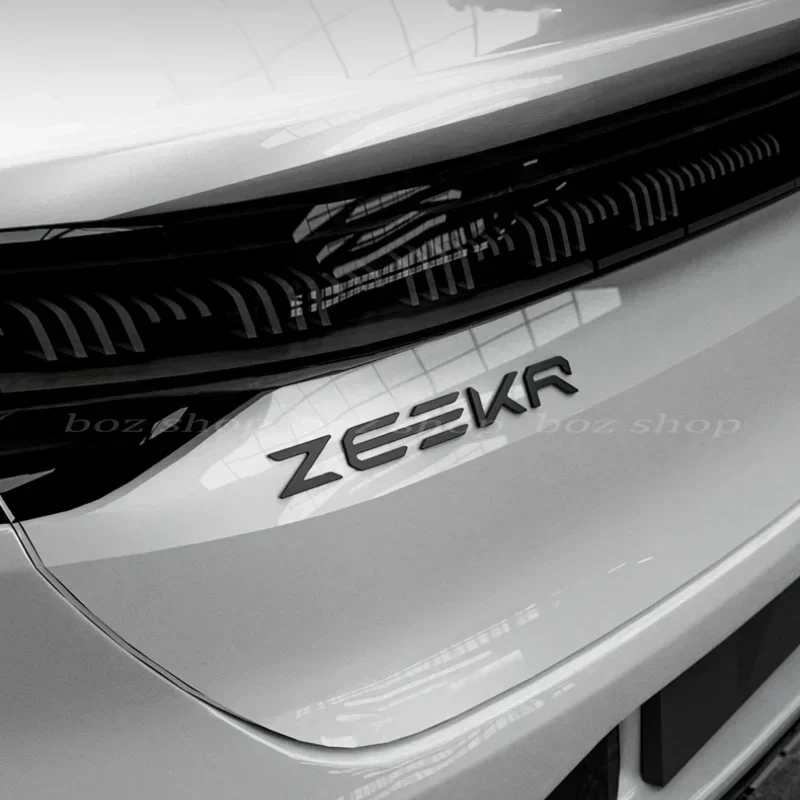 For Zeekr 001/007/X Car Emblem Tail Mark Modification Matte Metal