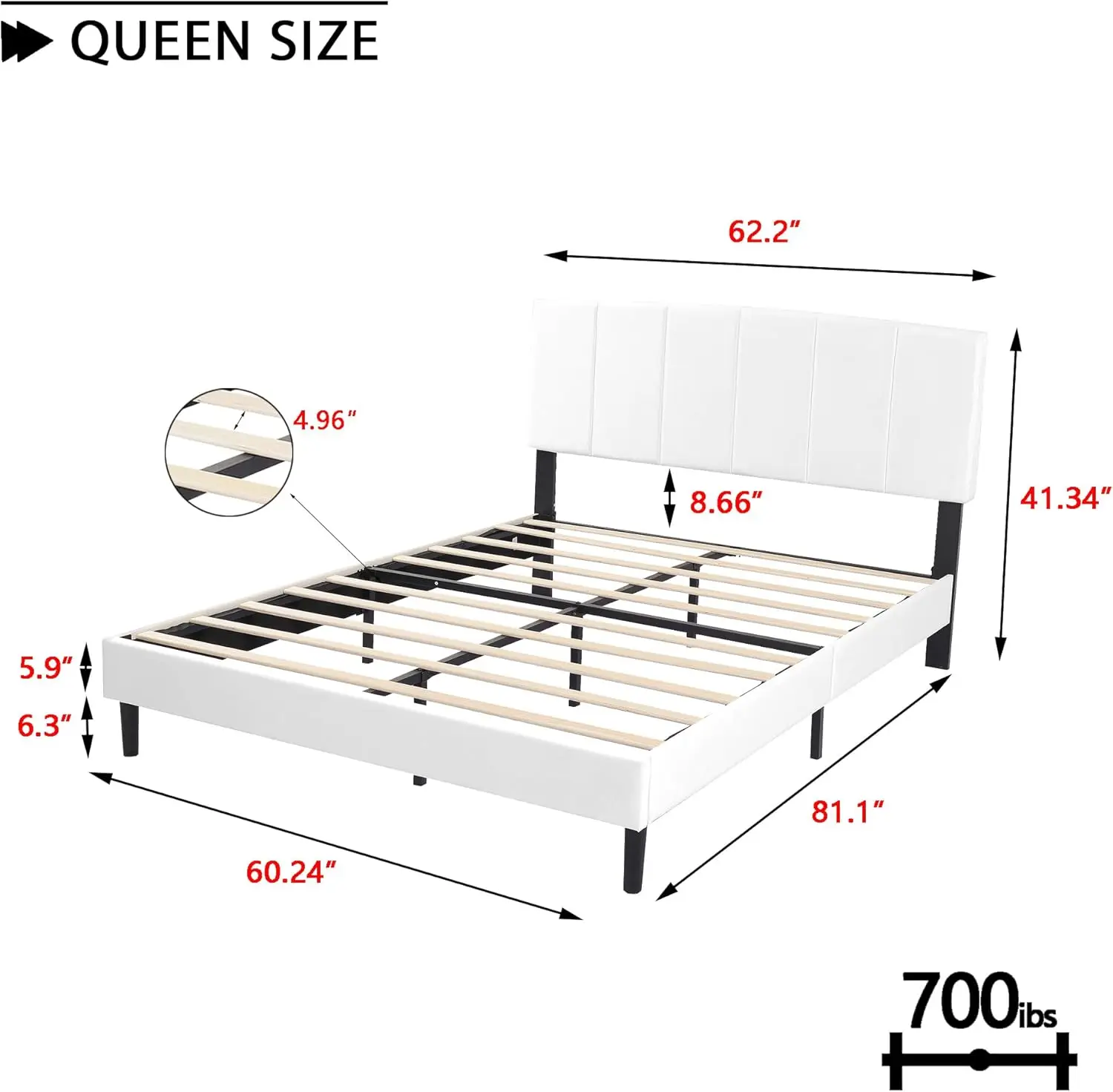 Upholstered Platform Bed Frame with Velvet Upholstered Headboard Wooden Slats Support No Box Spring Needed Easy Assembly