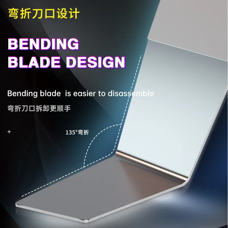 Meccanico pulizia della lama raschiando leva coltello riparazione dello schermo del telefono strumenti del coltello CPU NAND Baseband IC Chip Edge Glue Removal Tool