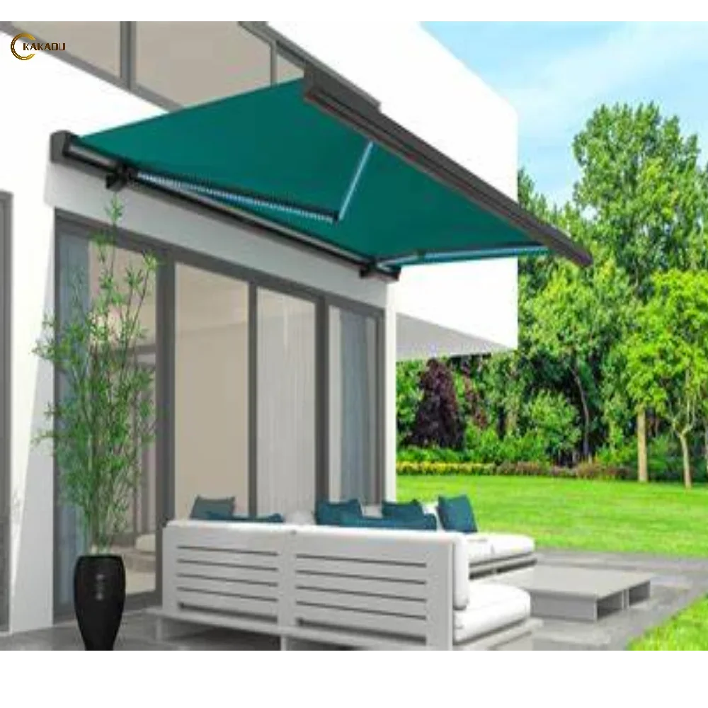 KAKADU Premium Motorized Retractable Outdoor Awnings Convenient Shade Solution for Outdoor Spaces