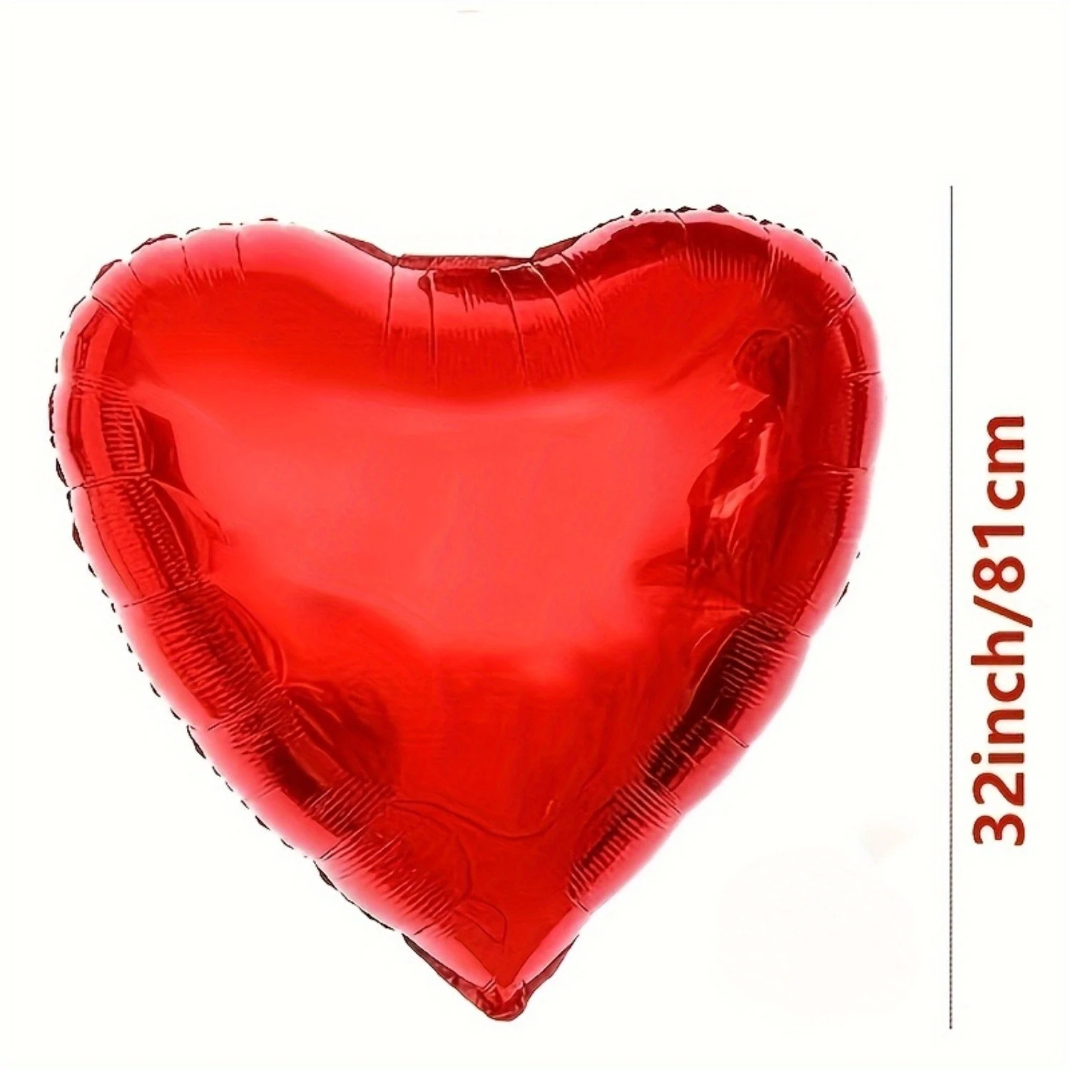 32 inch large red heart balloon Valentine\'s Day decoration heart-shaped balloon romantic decoration