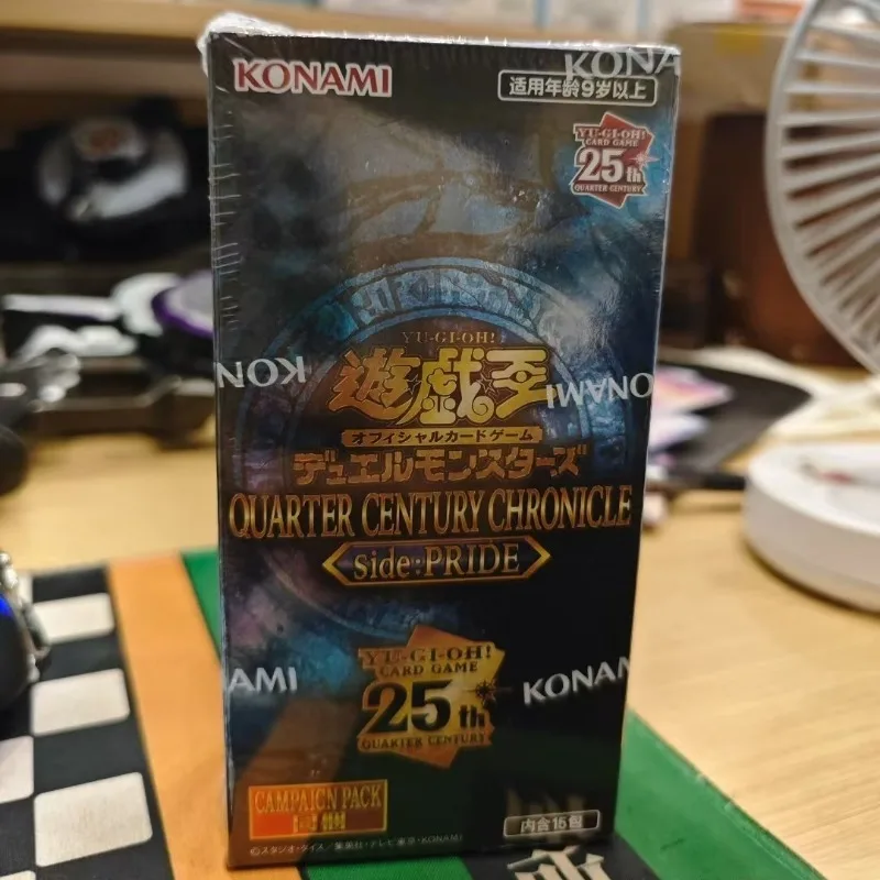 100% الأصلي يو غي أوه QCCP 25th الذكرى التجارة الداعم حزمة صندوق PTCG النسخة اليابانية تحصيل بطاقات عيد ميلاد اللعب هدية