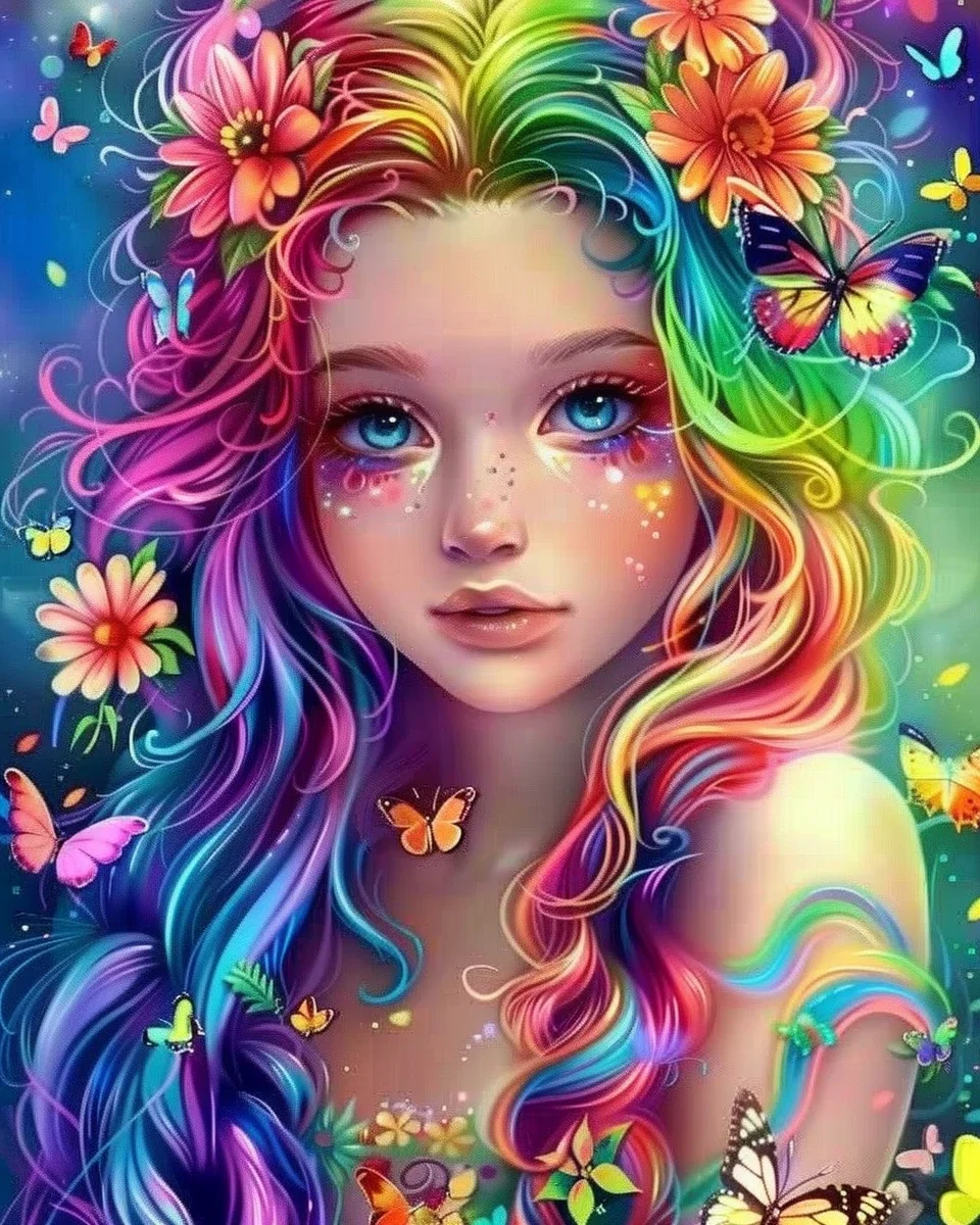 quebra-cabecas-de-500-1000-1200-2000-pecas-menina-com-cabelos-coloridos-jogos-de-atividade-em-familia-para-sala-de-jogos-quarto-presentes-e-decoracao-de-casa