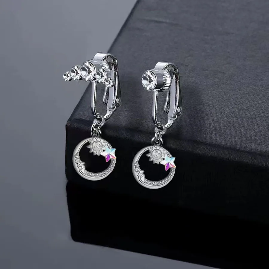 

Piercing-Free Diamond Embedded Belly Button Rings round ape Faion Jewelry No Hole Drilling Required Online Purchase