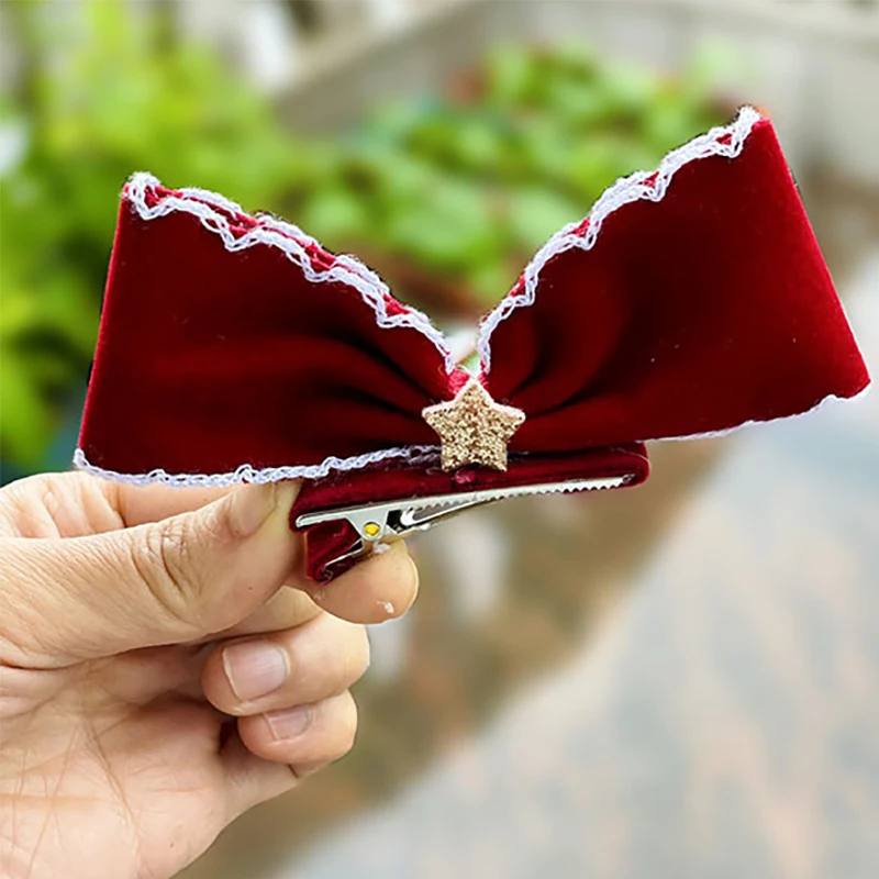 4cm 3cm Black Red Velvet Embroidery Ribbon Tape Handmade Hair Bows Earring Material Collar Cloth Sewing Lace Trim And Appliques