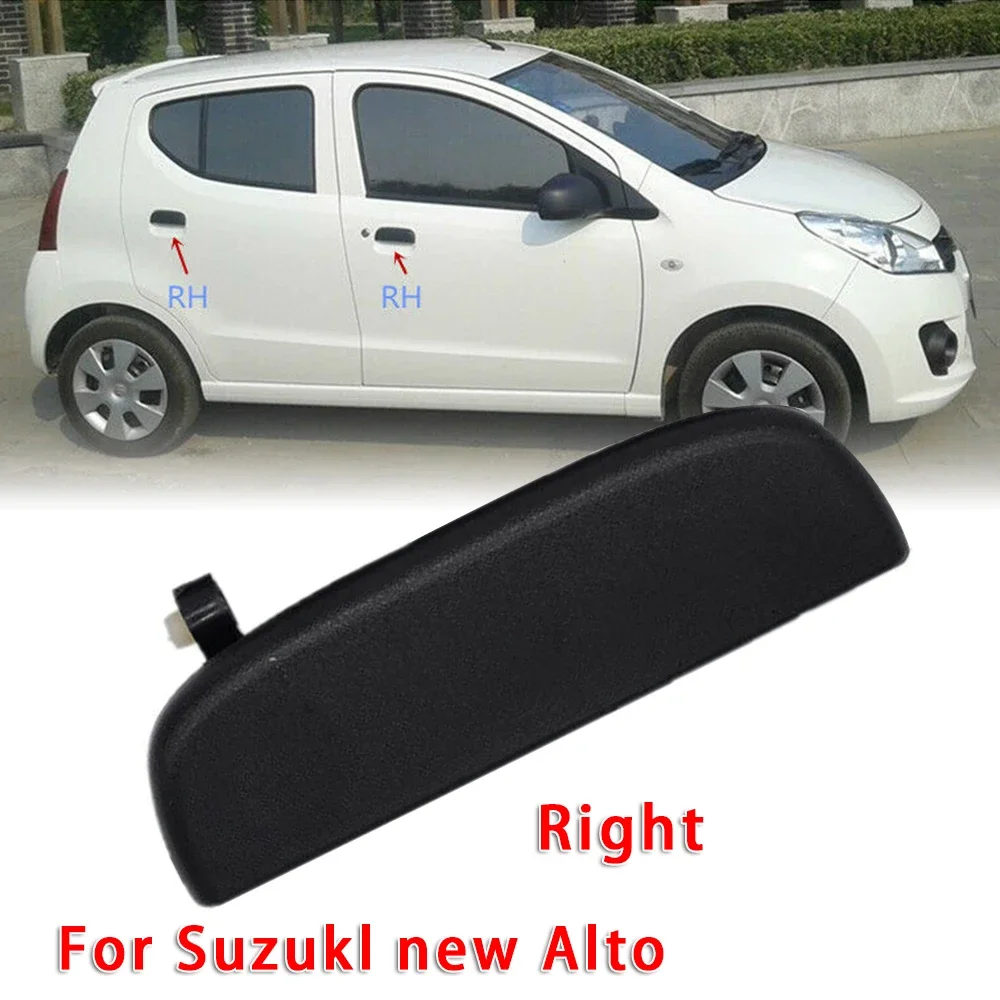 Car Front Rear Left Right Handle Outside Door Knobs For Suzuki New Alto Black Exterior Doors Handles Accessories