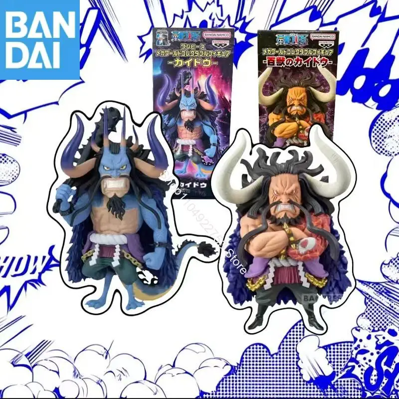 

BANDAI NAMCO BANPRESTO ONE PIECE WCF MEGA King of the Beasts Kaido Pvc 13cm Anime Figure Model in stock Genuine Festival Gifts