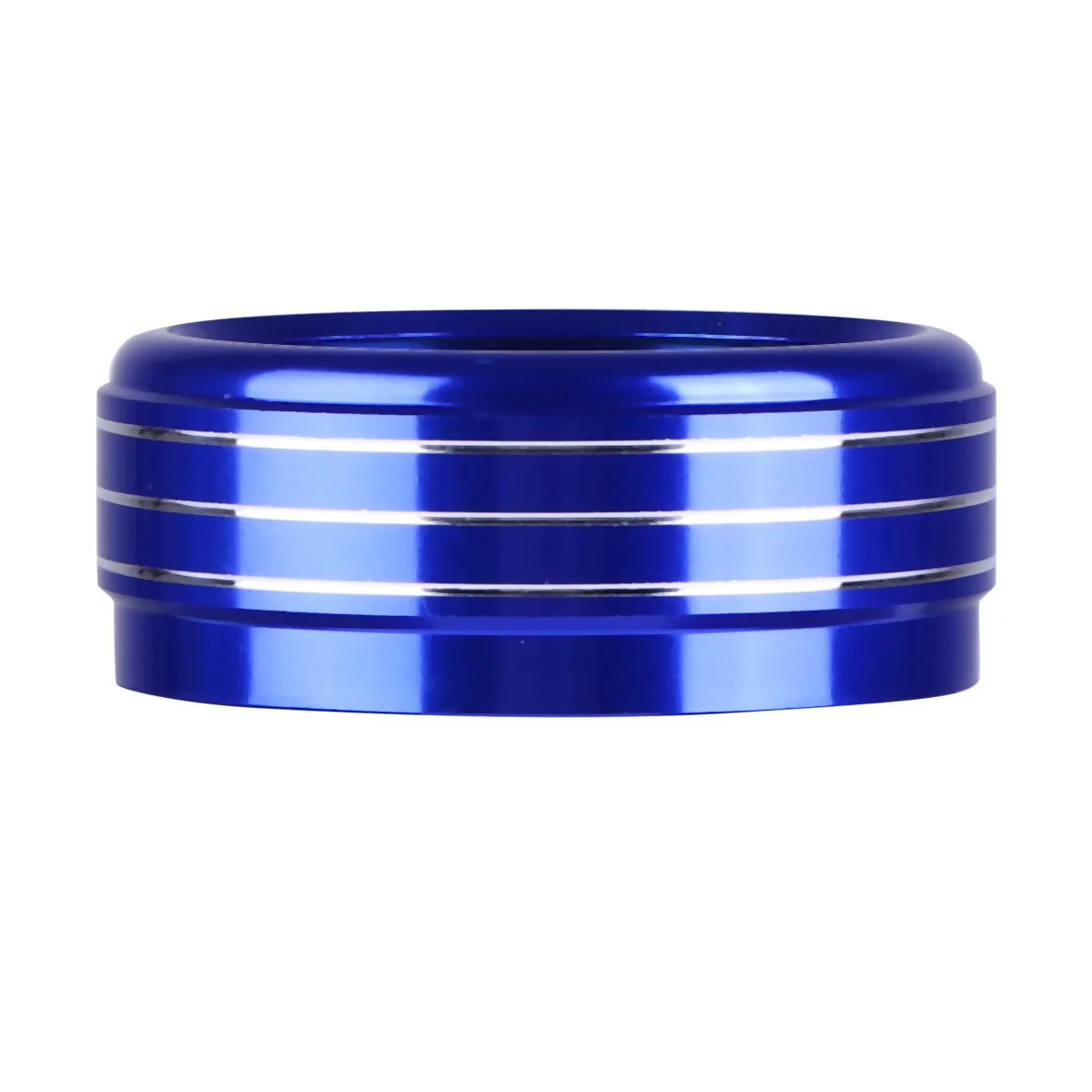 

3Pcs Climate Control Ring Covers Lightweight Durable Aluminum Stylish Car Decoration Air Condition Button Covers